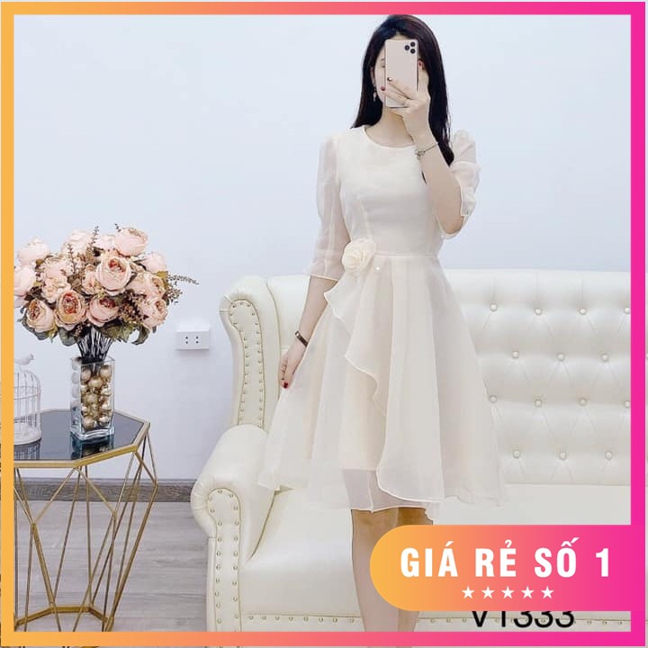 ĐẦM VOAN THIẾT KẾ ĐỘC QUYỀN SIÊU XINH ĐỦ SIZE S,M,L,XL,XXL - V5