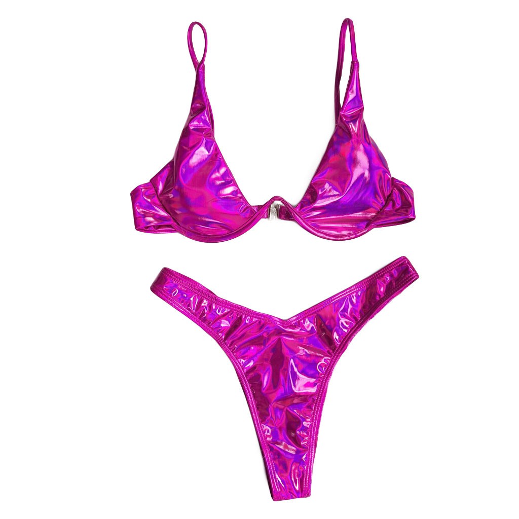 Bikini Nữ Màu Trơn Có Đệm Nâng Ngực | BigBuy360 - bigbuy360.vn