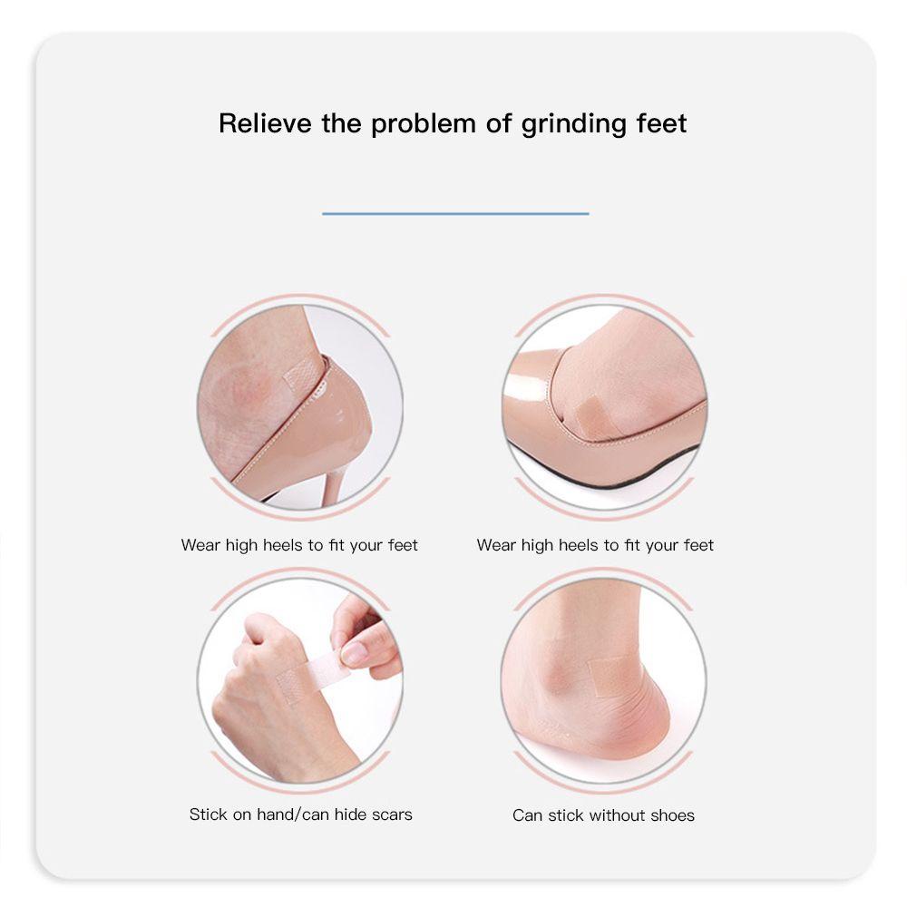 Băng Quấn Gót Chân Bằng Silicone Chống Nước Chống Ma Sát Thoáng Khí Dành Cho Nữ