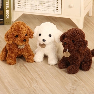 Thú nhồi bông hình cún poodle xinh xắn 18 / 25cm