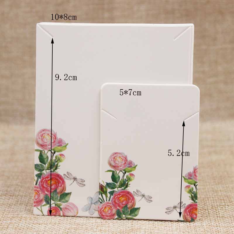 100Pcs color prints Necklace Colored earrings set suitable for Decorative Hair Cards Hair Strap