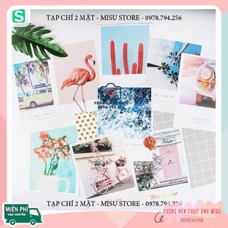 Tạp chí 2 mặt 20X27cm bìa cứng nhiều mẫu