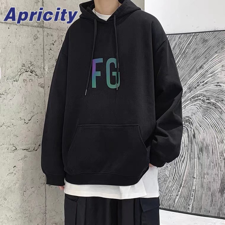 Apricity Áo Khoác sweater Thương Hiệu Mới Rõ Ràng Ấm Áp In Hình Phong Cách Hồng Kông Thời Trang Mùa Thu Cho Nam