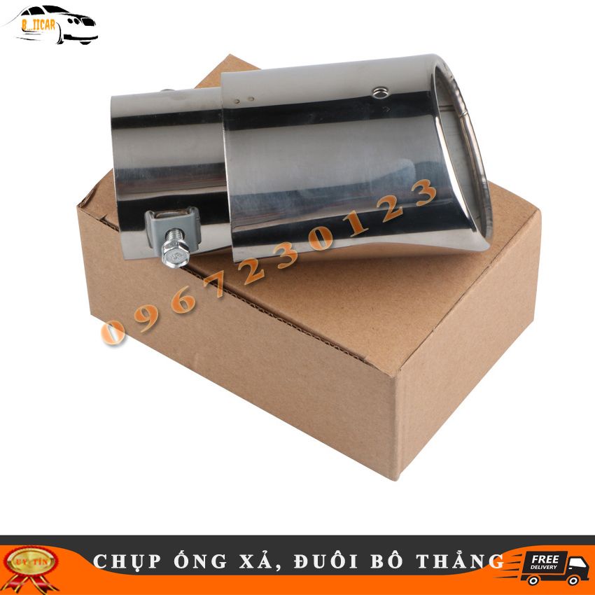 Chụp Ống Xả Bô Ô TÔ Inox 304 Cong Và Thẳng Trang Trí Xe Hơi