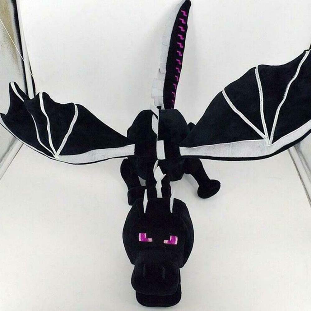 Minecraft Plush Soft Toy Ender Dragon 30cm/60cm Andron, the little shadowy toy dragon