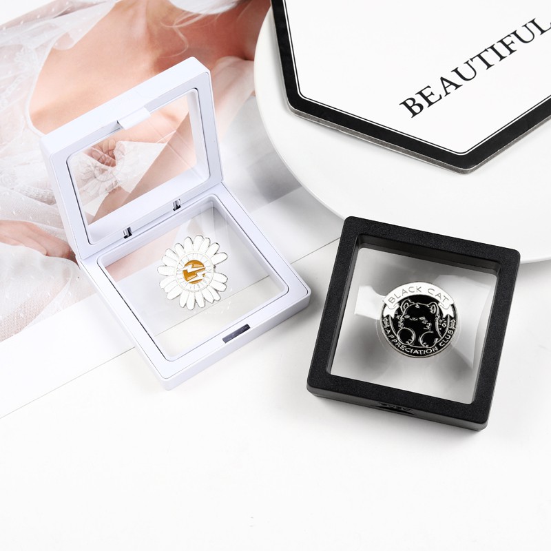 Hộp Đựng Trang Sức 7*7 cm Trong Suốt Đơn Giản