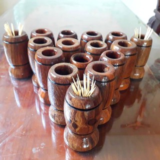 Hũ Đựng Tăm Gỗ Lim - gỗ lim