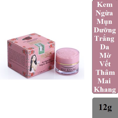 Kem MAI KHANG Ngừa Mụn - Dưỡng Trắng Da - Làm Mờ Vết Thâm (12g) HÀNG CHÍNH HÃNG