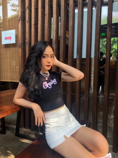 Áo croptop Crying form ôm body