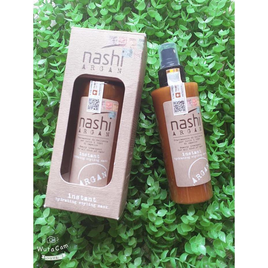 XẢ KHÔ DẠNG XỊT NASHI ARGAN INSTANT HYDRATING STYLING MASK 150ML