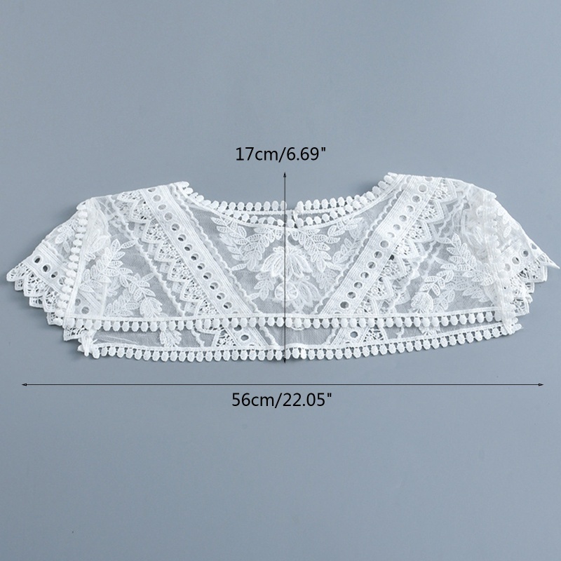 Khăn Choàng Cổ Ren Rỗng Chống Nắng May Đầm Cưới Mùa Hè