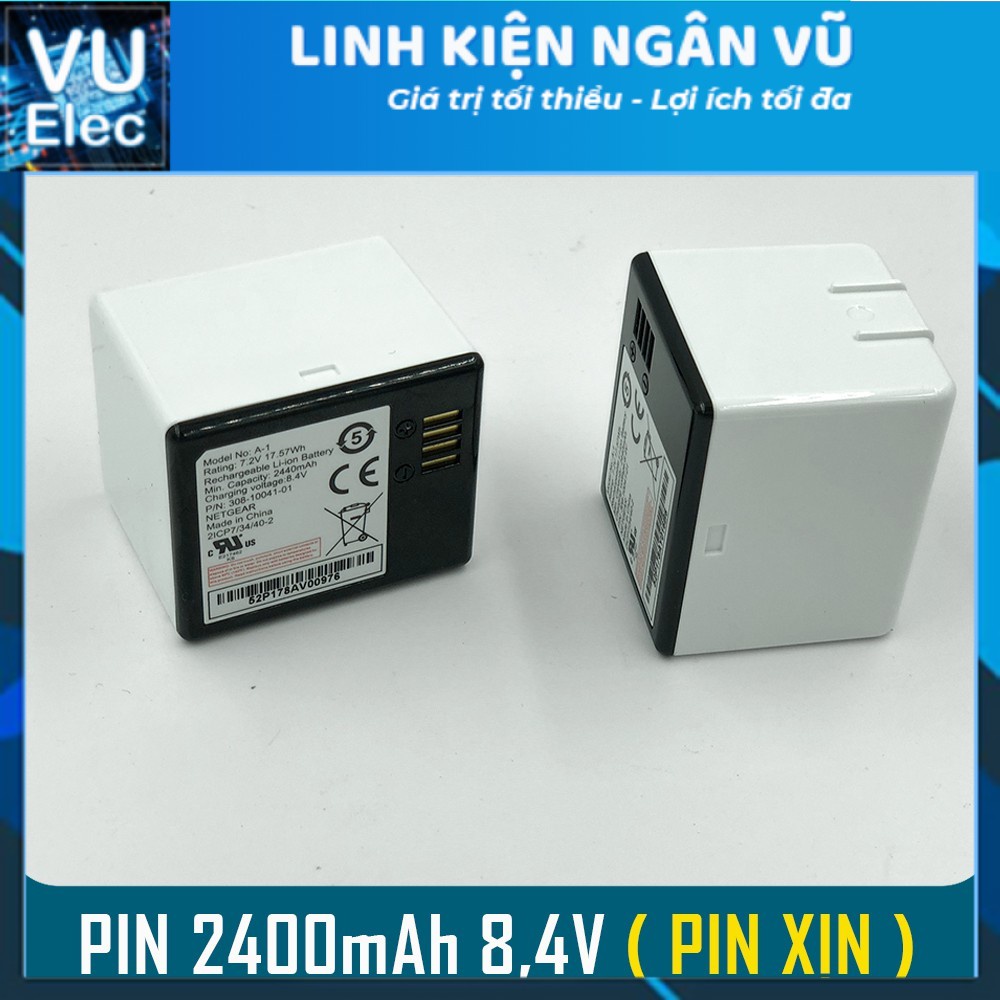 Pin ARLO A1 Lithium 2440mAh 8.4V - PIN xịn hãng Netgear chuyên dùng cho Camera VMA4400 VMS4230P và sạc dự phòng