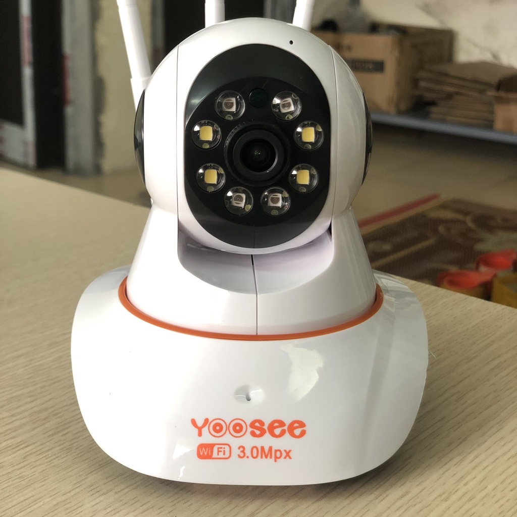 Camera Wifi Yoosee 3 Râu 3.0 đàm thoại 2 chiều, hình ảnh sắc nét