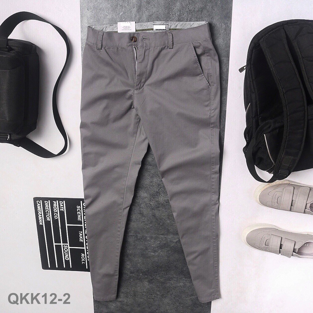 Quần kaki  basic A.S  - Chất dày dặn, đ,ẹp, co giãn tốt, form slimfit trẻ trung vs nhiều màu dễ mix