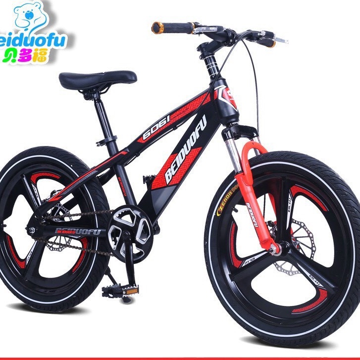 Xe đạp trẻ em thể thao địa hình cho bé Size 16 , 18 , 20 in Từ 7-12 tuổi BEIDUOFU bánh đúc khung nhôm(Hàng Nguyên Hộp)