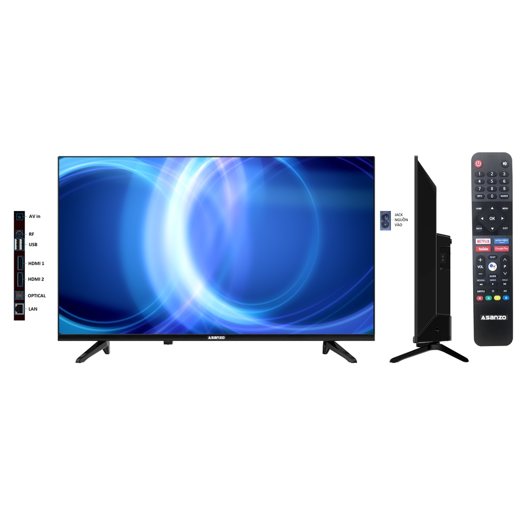 Smart tivi Asanzo Islim 32 inch - 32S51 chạy android tv 9.0 | BigBuy360 - bigbuy360.vn