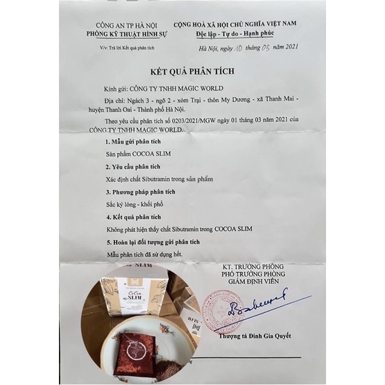 Cocoa Slim PLUS DẠNG LỌ