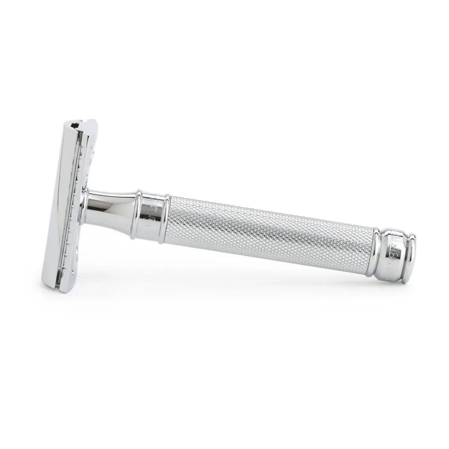 Dao cạo râu Edwin Jagger DE89 Chrome Knurled Safety Razor