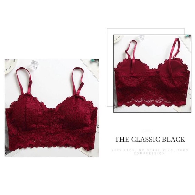 Áo Bra 343 Ren Hoa Siêu Đẹp Free Size | WebRaoVat - webraovat.net.vn