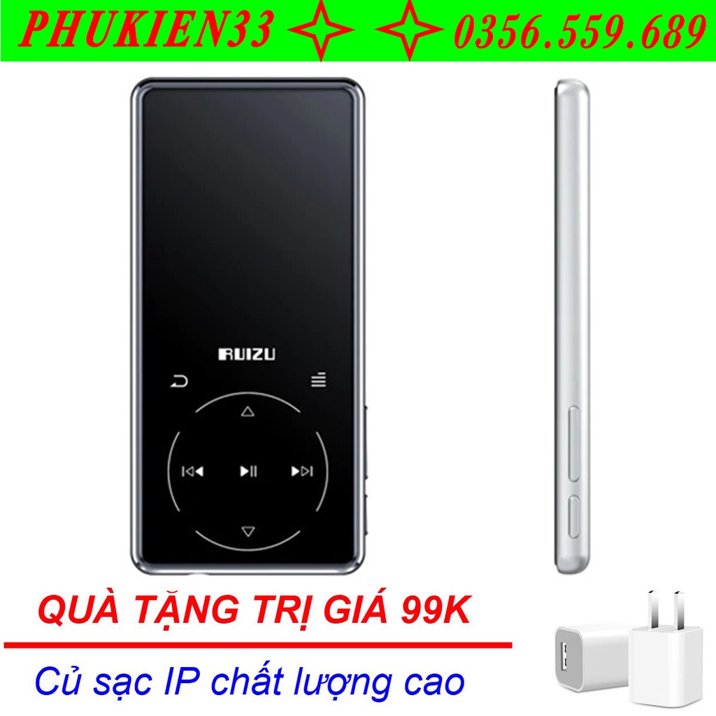 (Quà tặng 99k) Máy nghe nhạc Ruizu D16