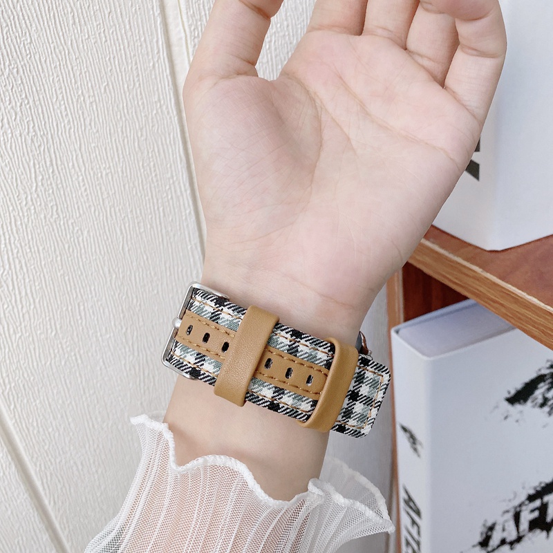 Dây đeo nylon cho đồng hồ thông minh Apple watch series 6 SE 5 4 3 2 1 44mm 40mm 38mm 42mm