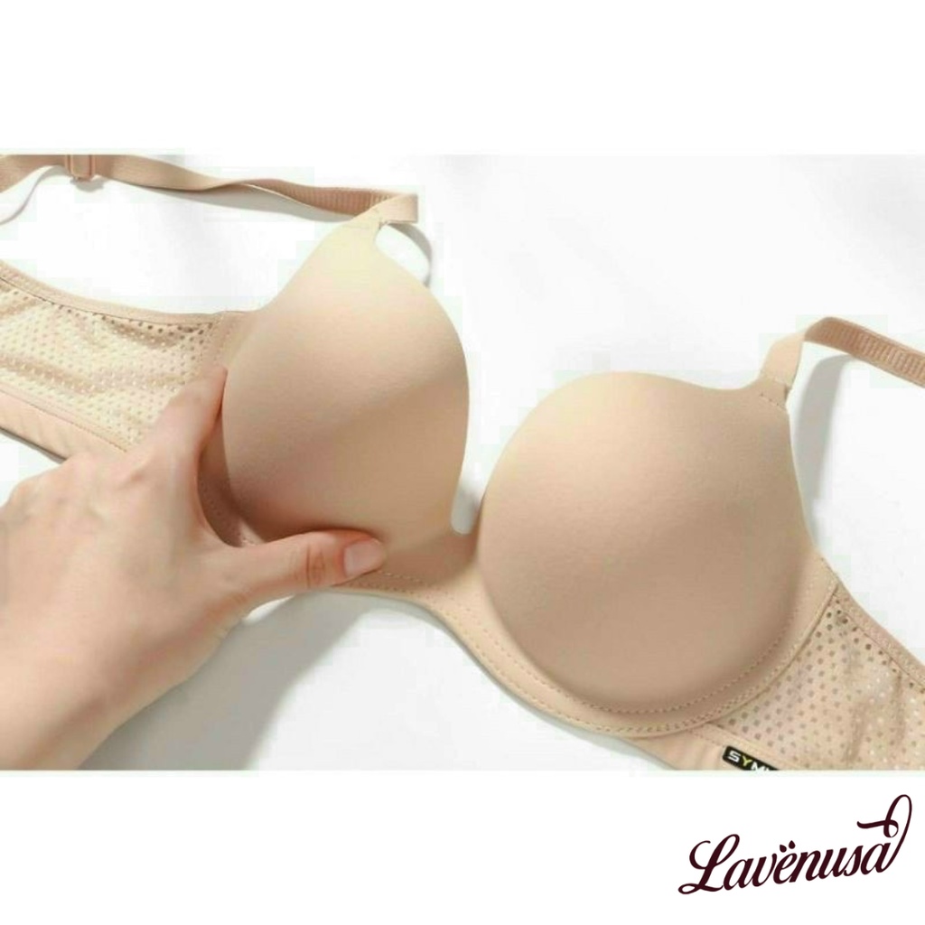 Áo lót nữ đệm vừa không gọng nâng ngực quai lưới thoáng khí LAVENUSA AL73