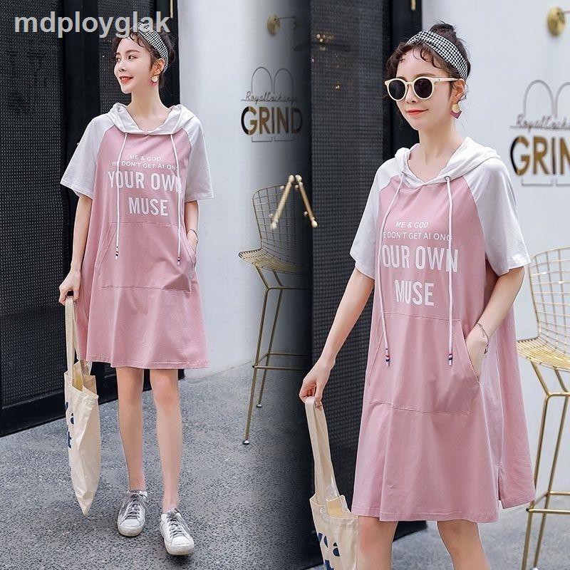 Maternity summer dress, trendy thin section, hooded sweater, skirt, net red, western-style suit, out fashion style < | BigBuy360 - bigbuy360.vn