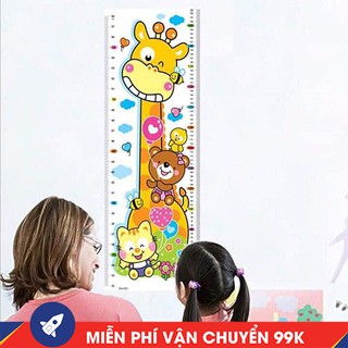 [CB05] SALE Decal Dán Tường Thước Đo Chiều Cao Và Thị Lực Cho bé