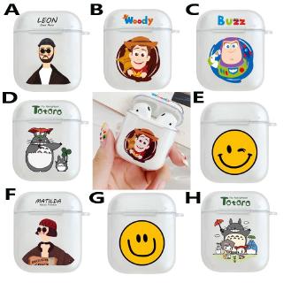 IPHONE Vỏ Bảo Vệ Hộp Sạc Tai Nghe Airpods 1 / 2 Mềm Trong Suốt Họa Tiết Hoạt Hình Toy Story Ốp
