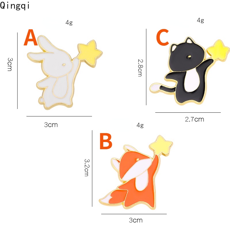 Ghim cài áo MISS ZOE hình động vật hoạt hình đáng yêu