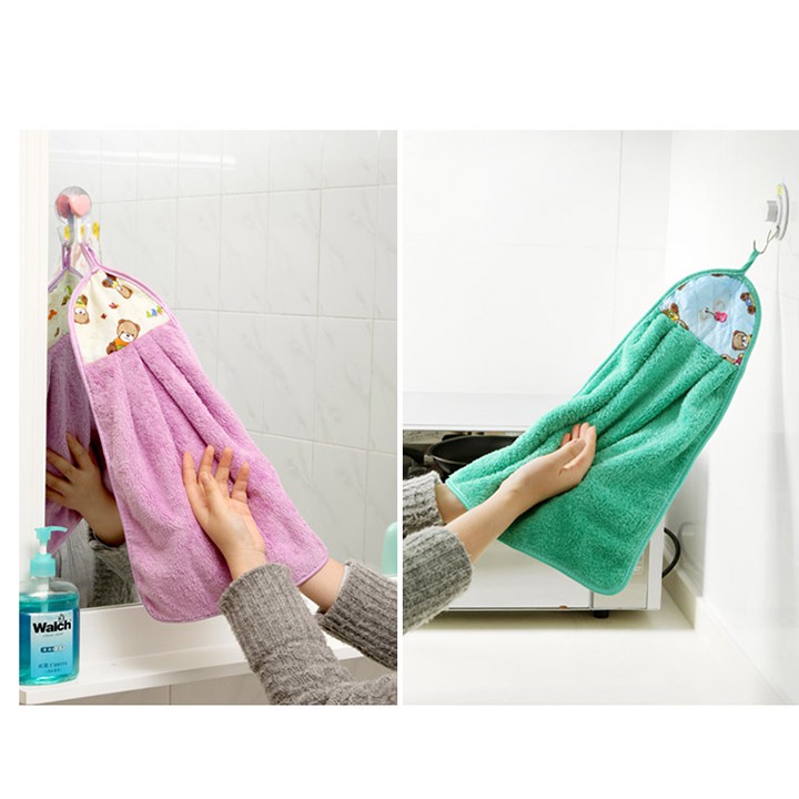 Khăn lau bếp có móc treo - khăn lau bếp chuyên dụng FASOLA
