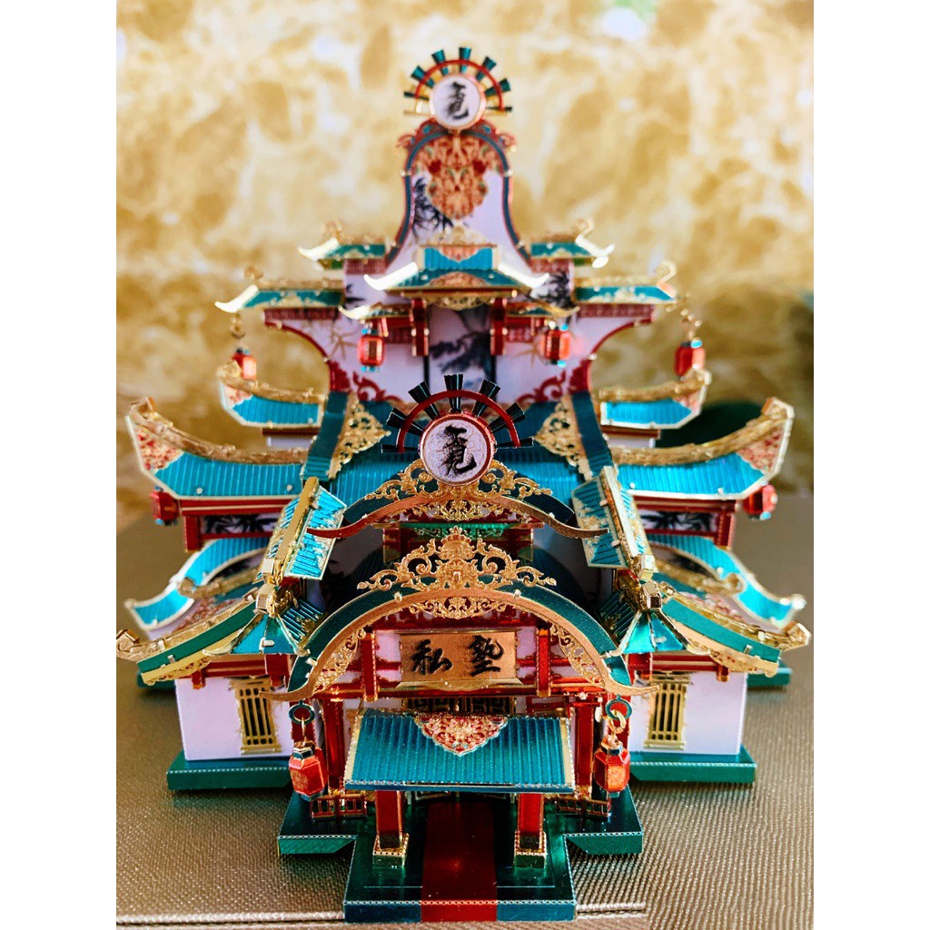 Đồ Chơi Lắp Ráp Mô Hình 3D Bằng Kim Loại Piececool Trường Tư Thục