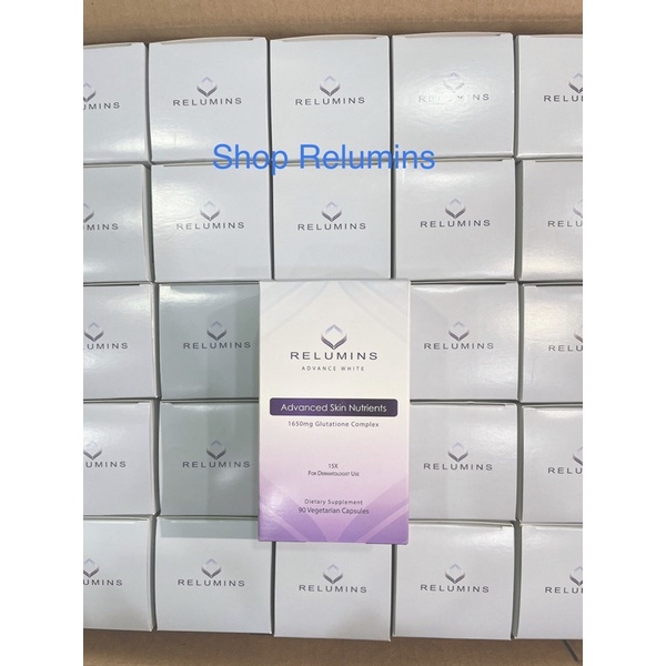 Viên Uống Trắng Da Relumins Advance White 1650mg 90 Viên của Mỹ