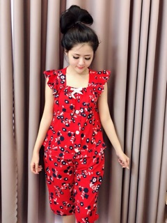 ĐỒ BỘ XÔ LỤA QUẦN SHORT TAY CÁNH TIÊN
