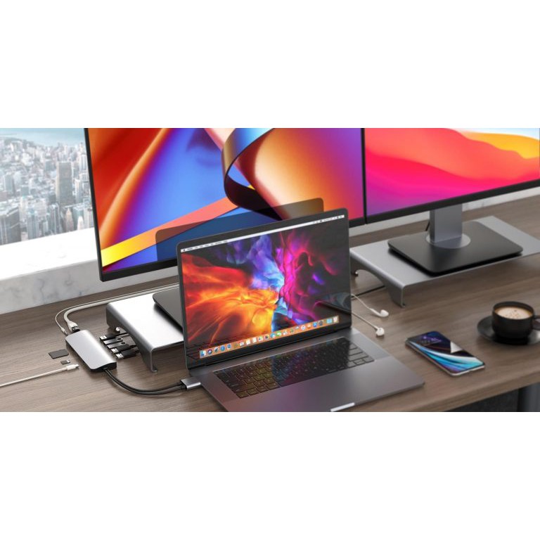 Cổng chuyển HyperDrive Viber 10-in-2 4K60Hz Usb-C Hub for Macbook / Ipad / Laptop / Smartphone