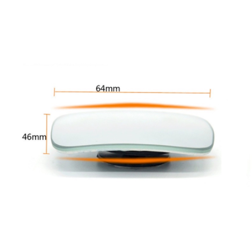 1 Cặp Gương Chiếu Hậu Góc Rộng Có Thể Điều Chỉnh Cho Xe Hơi