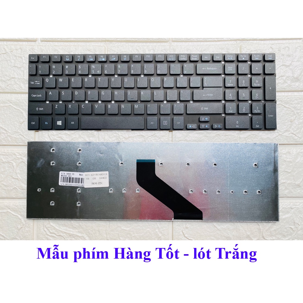 Bàn Phím Laptop Acer 5830 E5-551 V3-571 E5-531 E5-572 ES1-531 E5-571 (Phím Trong Máy) Nhập Khẩu