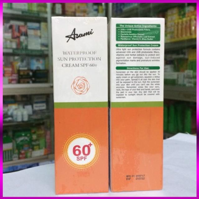 Kem Chống Nắng ASAMI - Nhập Khẩu HÀN QUỐC SPF 60, Kháng Nước