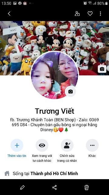 Cặp gấu bông gấu Brown + thỏ Cony size trung