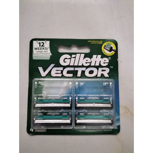 Lưỡi dao cạo gillette vector 4 lưỡi