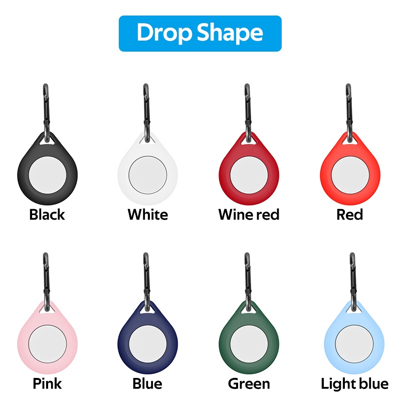 Vỏ TBTIC Bằng Silicon Bảo Vệ Chống Va Đập Nhiều Màu Tùy Chọn Cho Apple Airtag