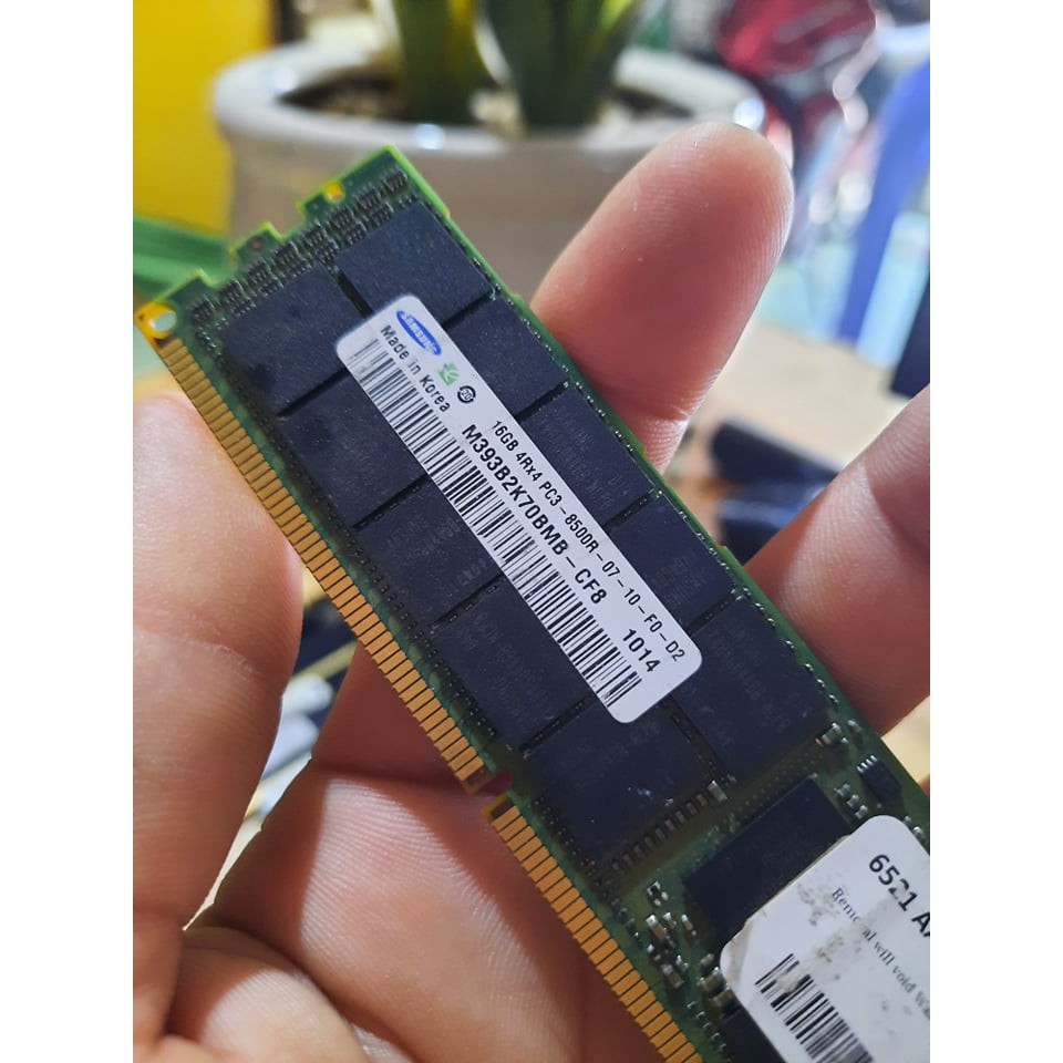 RAM SAMSUNG 16GB DDR3 1006MHz ECC REGISTERED