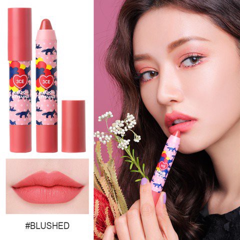 Son 3CE Maison Kitsune Velvet Lip Crayon