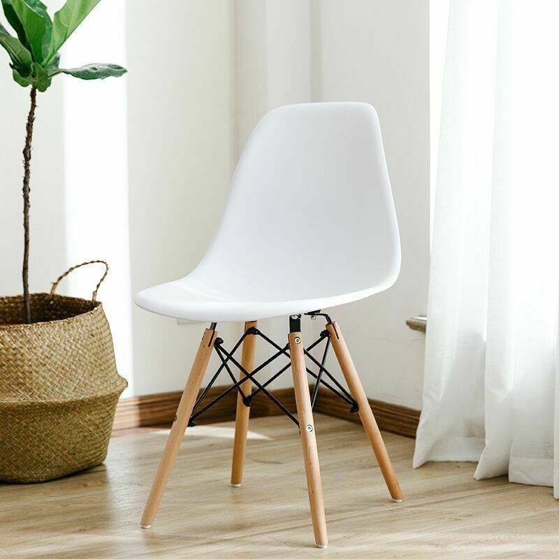 ⭐️ Ghế EAMES Chân Gỗ ⭐️ Ghế Làm Việc Chân Gỗ Sồi Đan Sắt Dành Cho Nhà Hàng, Cafe, Văn Phòng