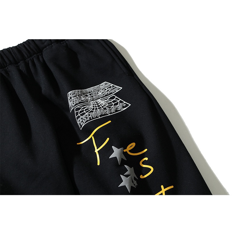 Quần Thể Thao Cotton Lưng Thun In Hình Xương Rồng Jack Travis Scott Thời Trang Cho Nam Và Nữ