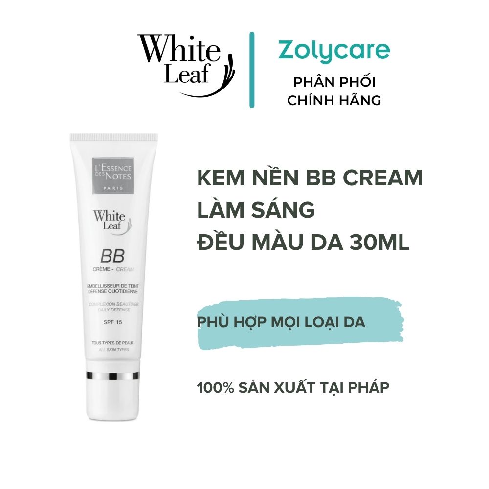 Kem Nền Che Khuyết Điểm L'Essence des Notes White Leaf BB cream SPF 15, 30ml