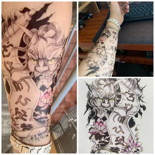 HÌNH XĂM DÁN MẶT QUỶ - NHƯ XĂM THẬT