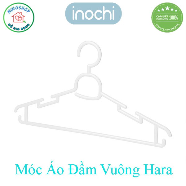 [ Set 10] Móc Quần Áo Vuông Hara 180 Tiện Lợi, Móc Áo Đầm Vuông Cao Cấp Inochi