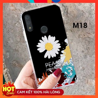 Ốp lưng VSmart Star 3 dẻo trong in hình hoa cúc peaceminusonee G-Dragon x Just Do It cực hot