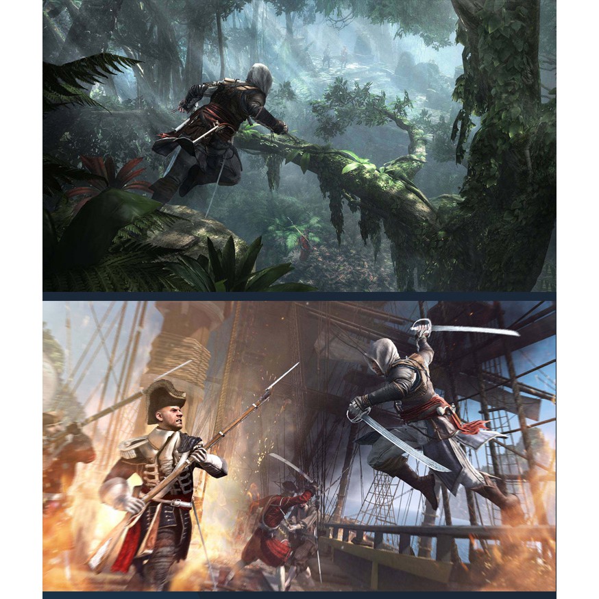 Mô Hình Nhân Vật Assassin 's Creed 4 Độc Đáo Sống Động